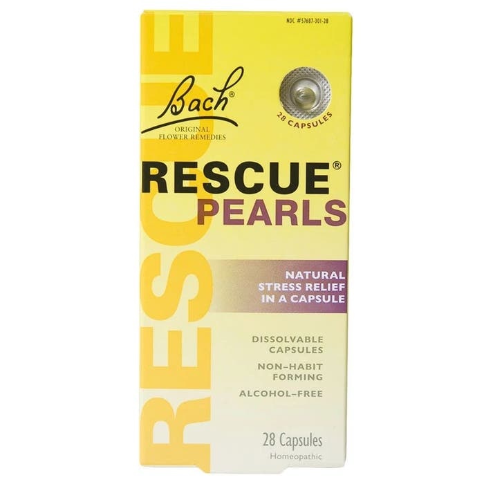 Bach Flower Remedies Rescue Pearls 28 Capsules