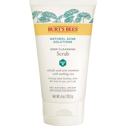 Burt's Bees Natural Acne Solutions Deep Cleansing Scrub 4 Oz