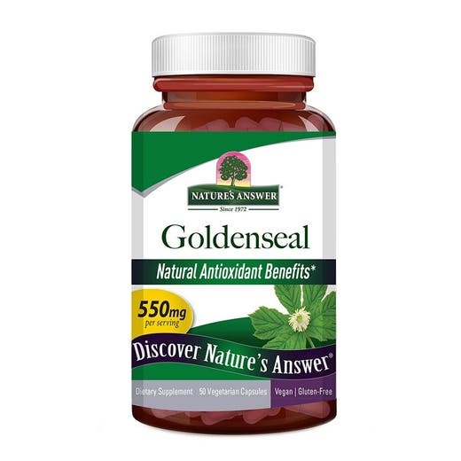 Nature's Answer Goldenseal Root 50 Vegetarian Capsules