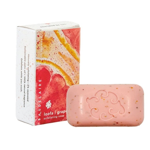 Baudelaire Grapefruit Exfoliating Loofa Soap 5 Oz