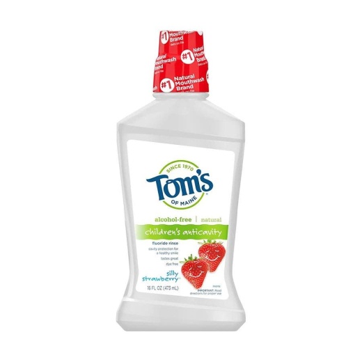 Tom's Of Maine Silly Strawberry Children's Anticavity Mouth Rinse 16 Fl. Oz