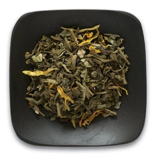 Frontier Co-Op Organic Fairtrade Co2 Decaffeinated Mango Flavored Green Tea - 1 lb