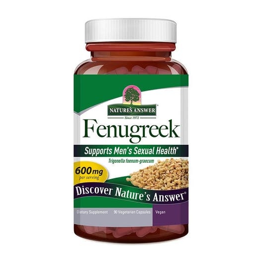 Nature's Answer Fenugreek Seed 90 Gelatin Capsules - Your Natural Digestive Aid