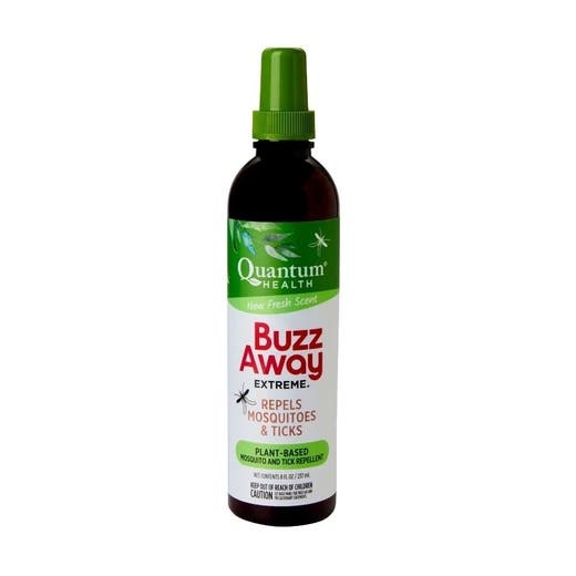 Quantum Buzz Away Extreme Spray 8 Fl. Oz - Natural Protection Against Mosquitoes and Ticks