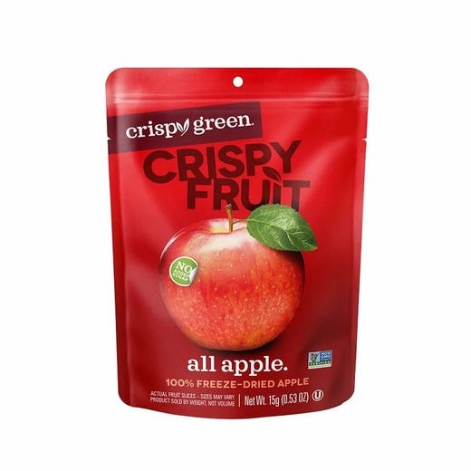 Crispy Green Apple Freeze-Dried Fruit 0.53 Oz - Healthy & Crunchy Snack