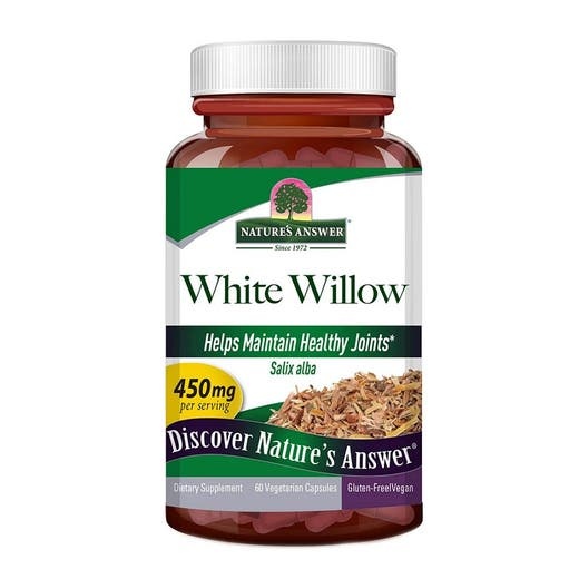 Nature's Answer White Willow Bark 60 Vegetarian Capsules