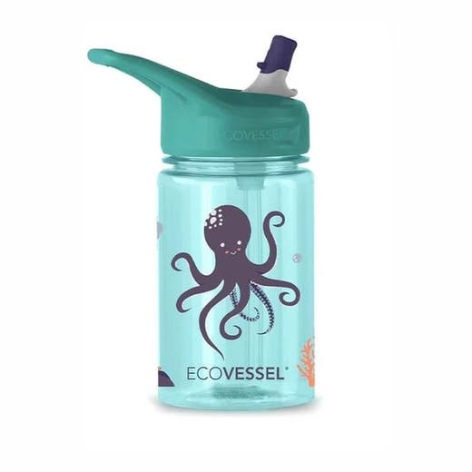 Ecovessel Kids Underwater Splash Water Bottle 12 Oz
