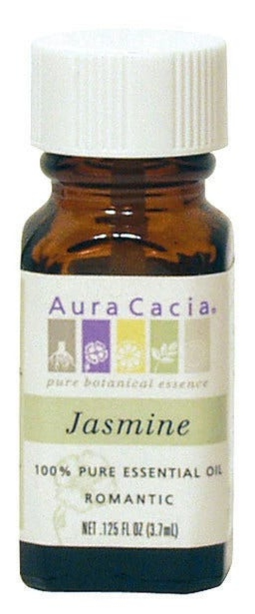 Aura Cacia Jasmine Absolute Essential Oil 0.125 Fl. Oz - Soothe and Inspire with Exotic Aroma