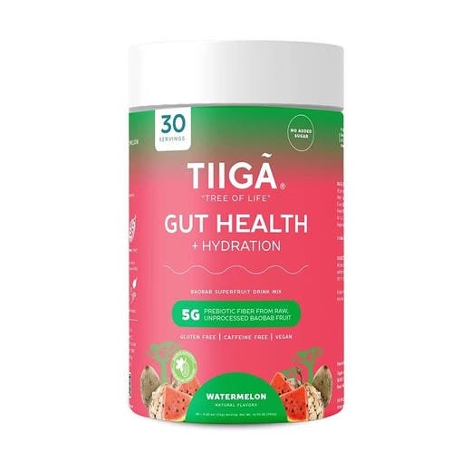 Tiiga Watermelon Gut Health + Hydration 12.7 Oz. Canister (30 Servings)