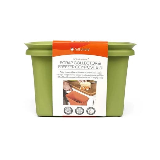 Full Circle Green Scrap Collector & Freezer Compost Bin