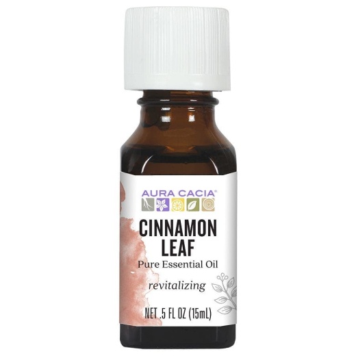 Aura Cacia Cinnamon Leaf Essential Oil 0.5 Fl. Oz