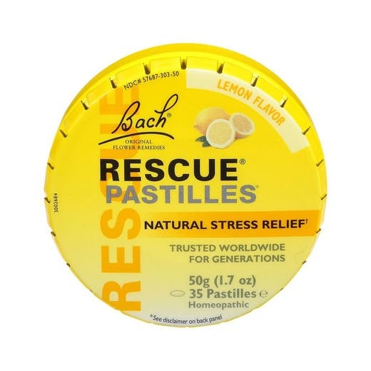 Bach Flower Remedies Lemon Rescue Pastilles 50 Grams - Natural Stress Relief