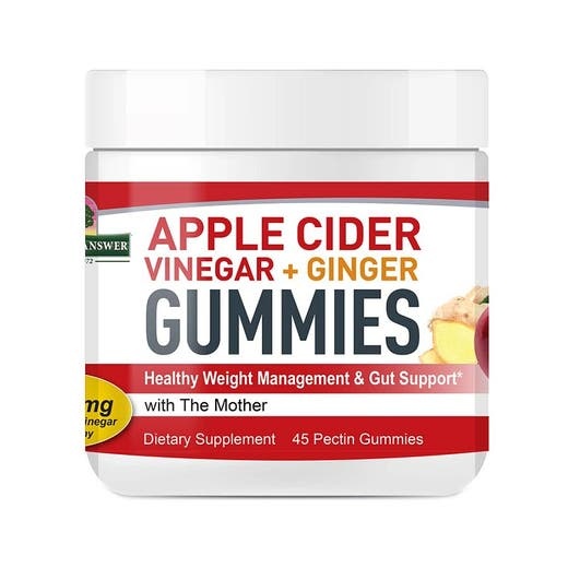 Nature's Answer Apple Cider Vinegar+ Ginger 45 Gummies