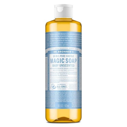 Dr. Bronner's 18-In-1 Baby Mild Castile Soap 16 Fl. Oz
