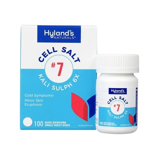 Hyland's Naturals Cell Salt #7 Kali Sulph 6X Tablets - 100 Count