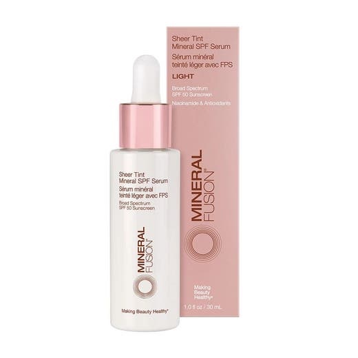 Mineral Fusion Light Sheer Tint Mineral Spf 50 Serum 1 Fl. Oz