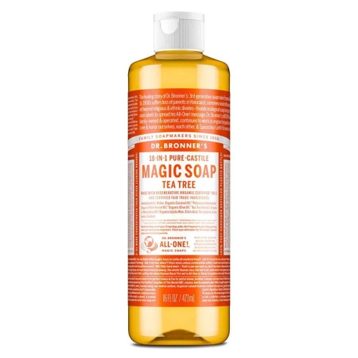 Dr. Bronner's 18-In-1 Tea Tree Castile Soap - 16 Fl. Oz