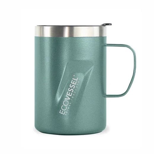 Ecovessel Aqua Jade Transit Insulated Coffee Mug 16 Oz