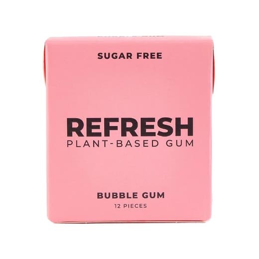 Refresh Bubble Gum Plant-Based Gum 12 Pieces
