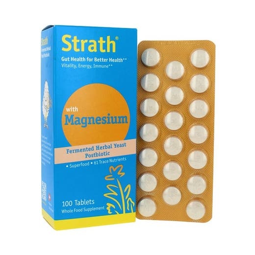 Nature's Answer Strath Magnesium Postbiotic Tablets 100 Count