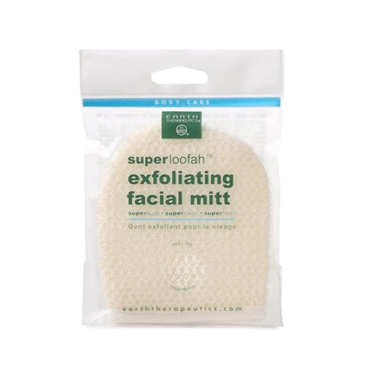 Earth Therapeutics Super Loofah Exfoliating Facial Mitt