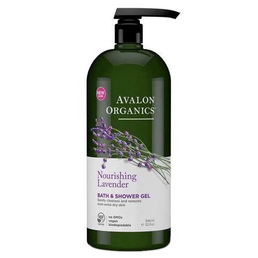 Avalon Organics Lavender Bath & Shower Gel 32 Fl. Oz