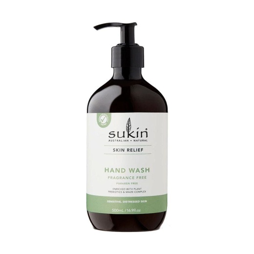 Sukin Skin Relief Fragrance-Free Hand Wash 16.9 Fl. Oz