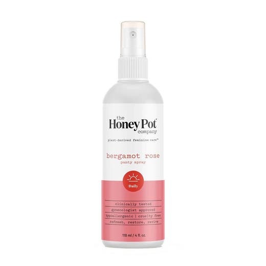 The Honey Pot Bergamot Rose Refreshing Spray 4 Fl. Oz - Your Essential Feminine Hygiene Solution