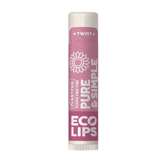 Eco Lips Raspberry Plant Pod Pure & Simple Lip Balm 0.15 Oz