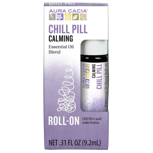 Aura Cacia Chill Pill Roll-On 0.31 Fl. Oz - Your Easy Path to Relaxation