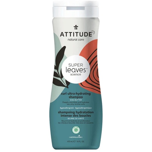 Attitude Super Leaves Shea Butter Curl Ultra-Hydrating Shampoo 16 Fl. Oz
