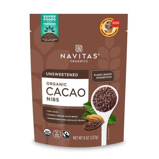 Navitas Organics Cacao Nibs 8 Oz - Nature's Chocolate Chips