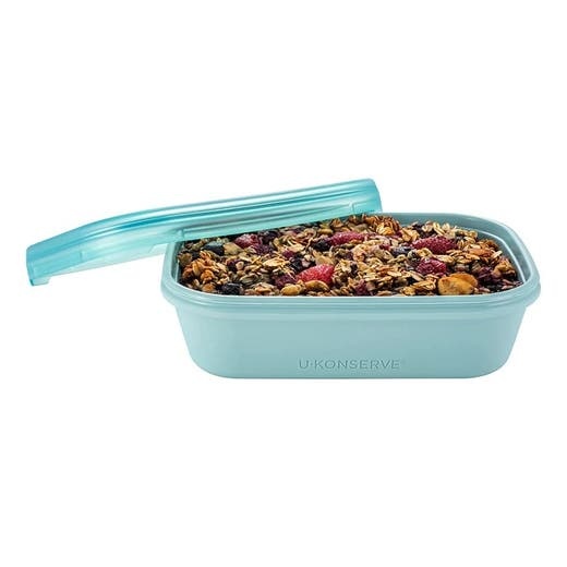 U-Konserve Silicone Rectangle Seafoam Bouncebox 24 Oz