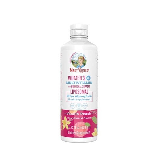 Maryruth's Vanilla Peach Women's 40+ Multivitamin Liposomal 15.22 Fl. Oz