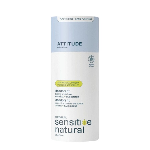 Attitude Sensitive Natural Oatmeal & Unscented Deodorant 3 Oz
