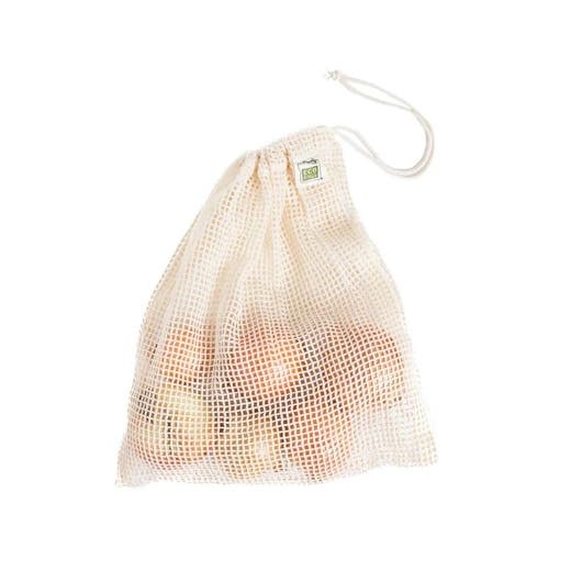 Ecobags Organic Medium Net Drawstring Bag 10 X 12
