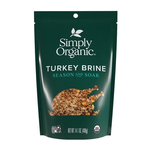 Simply Organic Turkey Brine Seasoning 14.1 Oz