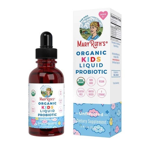 MaryRuth's Organic Unflavored Kids Probiotic Liquid Drops - 1 Fl. Oz