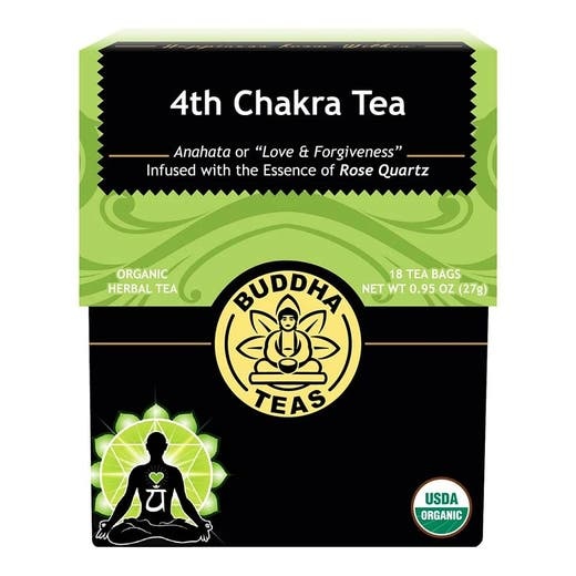 Buddha Teas 4th Chakra Tea - Embrace Love and Compassion in Every Sip