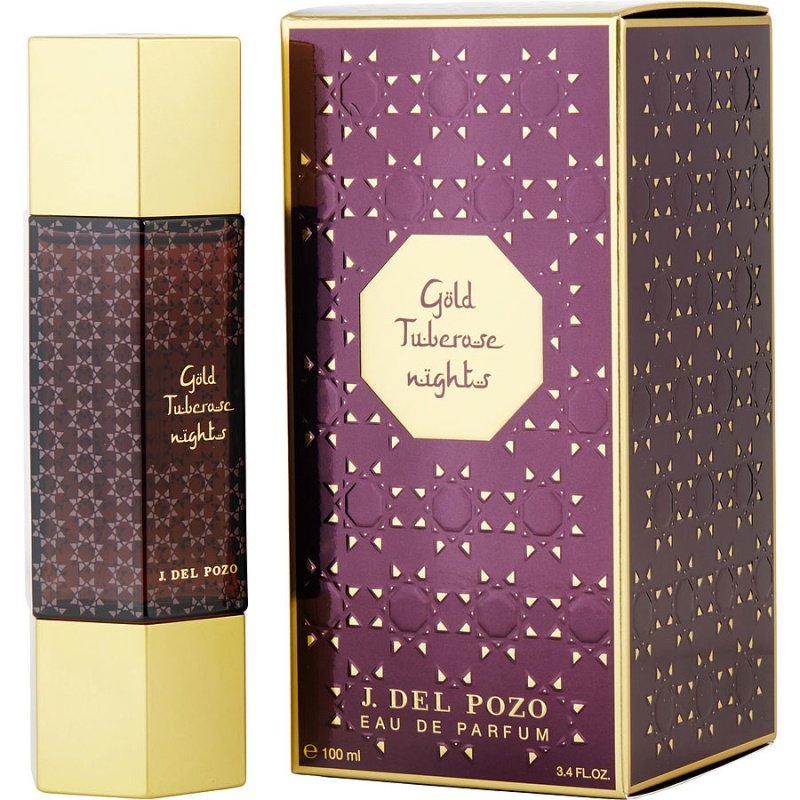 Jesus Del Pozo Gold Tuberose Nights By Jesus Del Pozo Eau De Parfum Spray 3.4 Oz