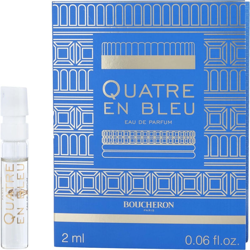Boucheron Quatre En Bleu By Boucheron Eau De Parfum Spray Vial On Card