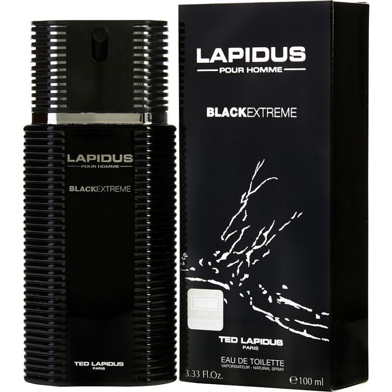 Lapidus Pour Homme Black Extreme By Ted Lapidus Edt Spray 3.3 Oz