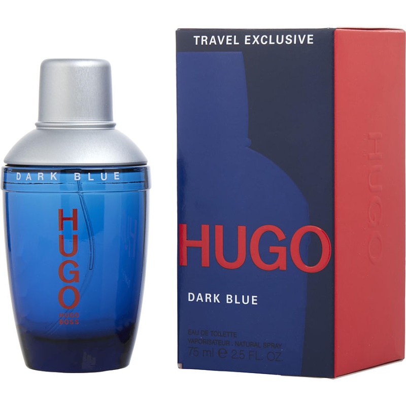 Hugo Dark Blue By Hugo Boss Edt Spray 2.5 Oz