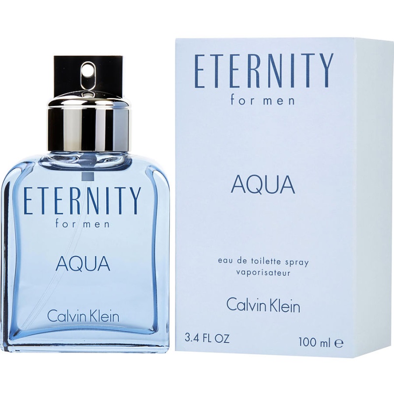 Eternity Aqua By Calvin Klein Edt Spray 3.4 Oz