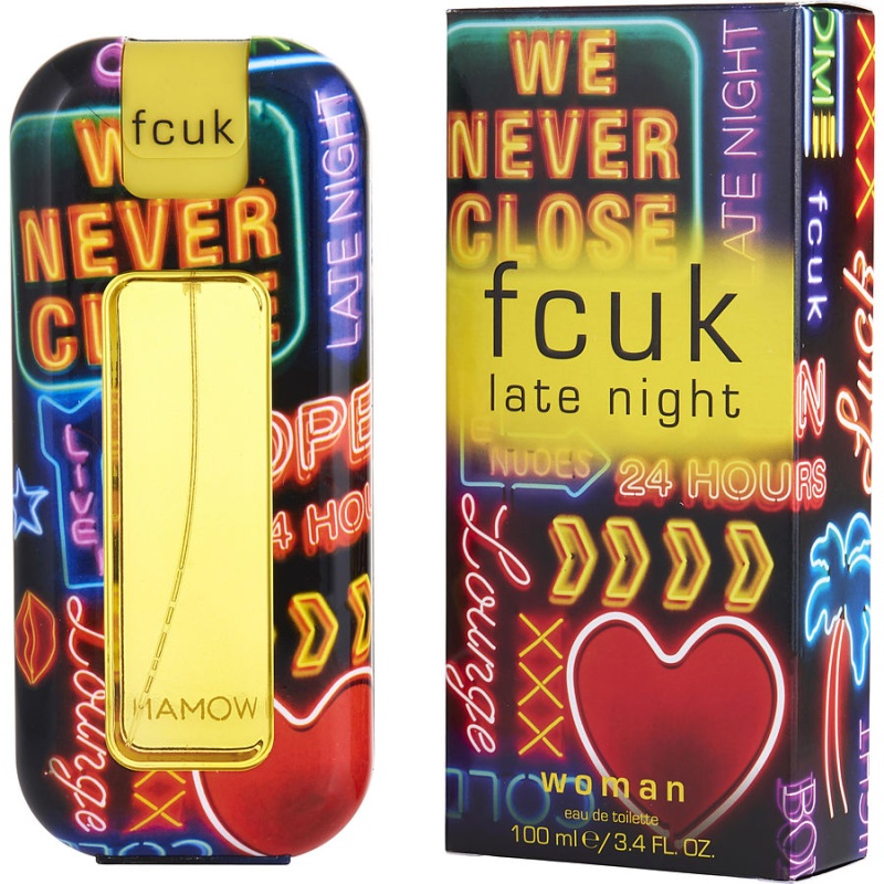 Fcuk Late Night By French Connection Edt Spray 3.4 Oz