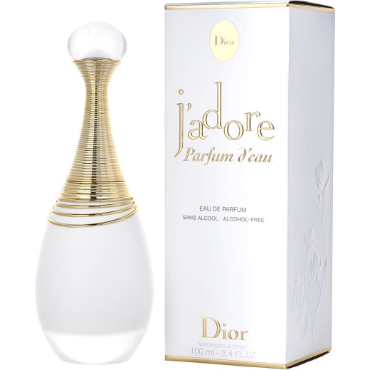 Jadore Parfum D'eau By Christian Dior Eau De Parfum Spray 3.4 Oz (Alcohol Free)