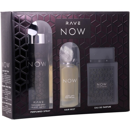 Rave Now By Rave Eau De Parfum Spray Gift Set