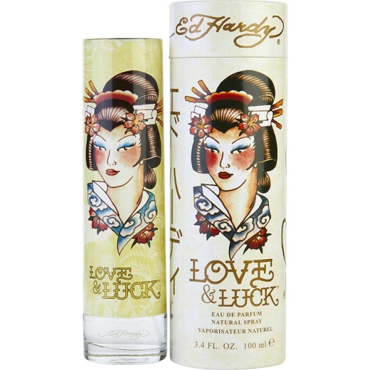 Ed Hardy Love & Luck by Christian Audigier Eau De Parfum Spray 3.4 Oz