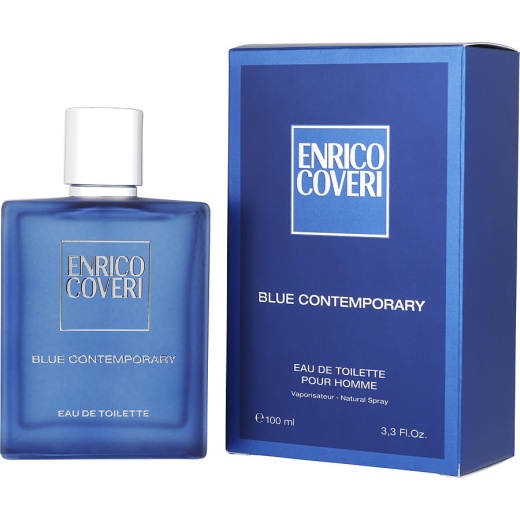 Enrico Coveri Blue Contemporary Eau de Toilette Spray - 3.3 Oz