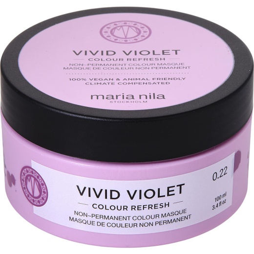 Maria Nila Colour Refresh Non-Permanent Colour Mask in Vivid Violet